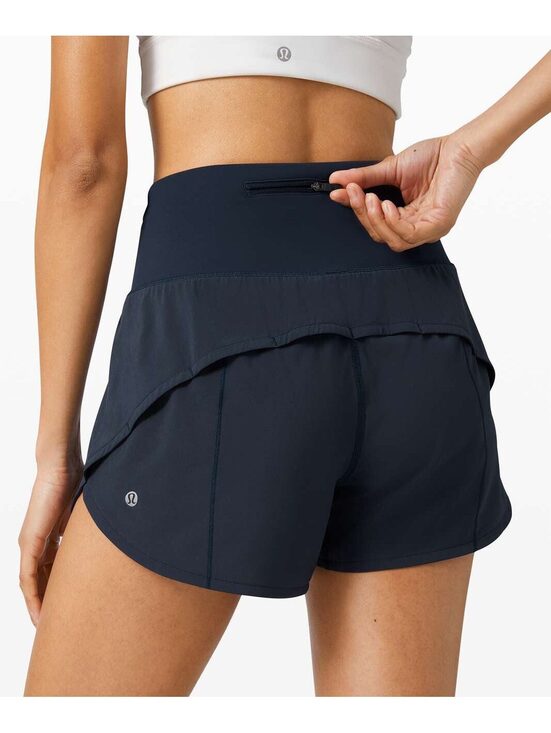 lululemon athletica Pants - Lululemon Women’s Speed Up Short Long High-Rise 4" Size 0 Tall True Navy
